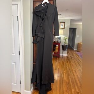 Jovani 09597 Black Evening Gown Size 6